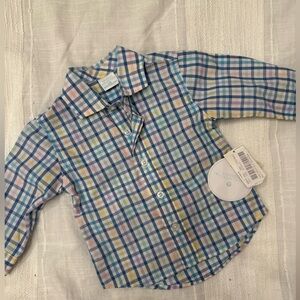 Nordstrom Multicolor Plaid Kids Button Down Shirt